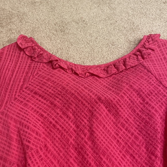 Lilly Pulitzer hot pink blouse - Picture 2 of 3